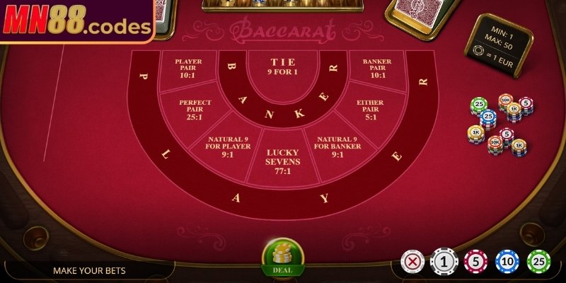 Cơ chế chia bài cùng chọn cửa trong Baccarat
