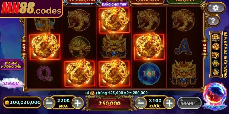 Khám phá cơ chế quay độc đáo trong game 