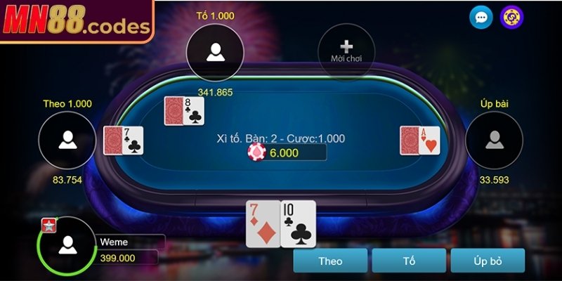 Giới thiệu sơ lược về game hot xì tố MN88