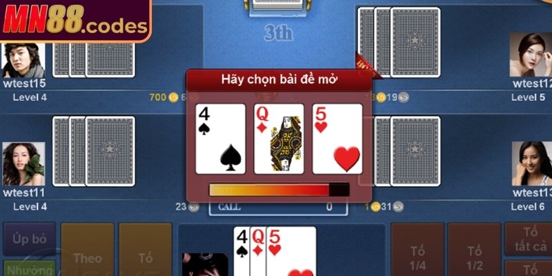 Kết hợp linh hoạt các lá bài chung với tẩy